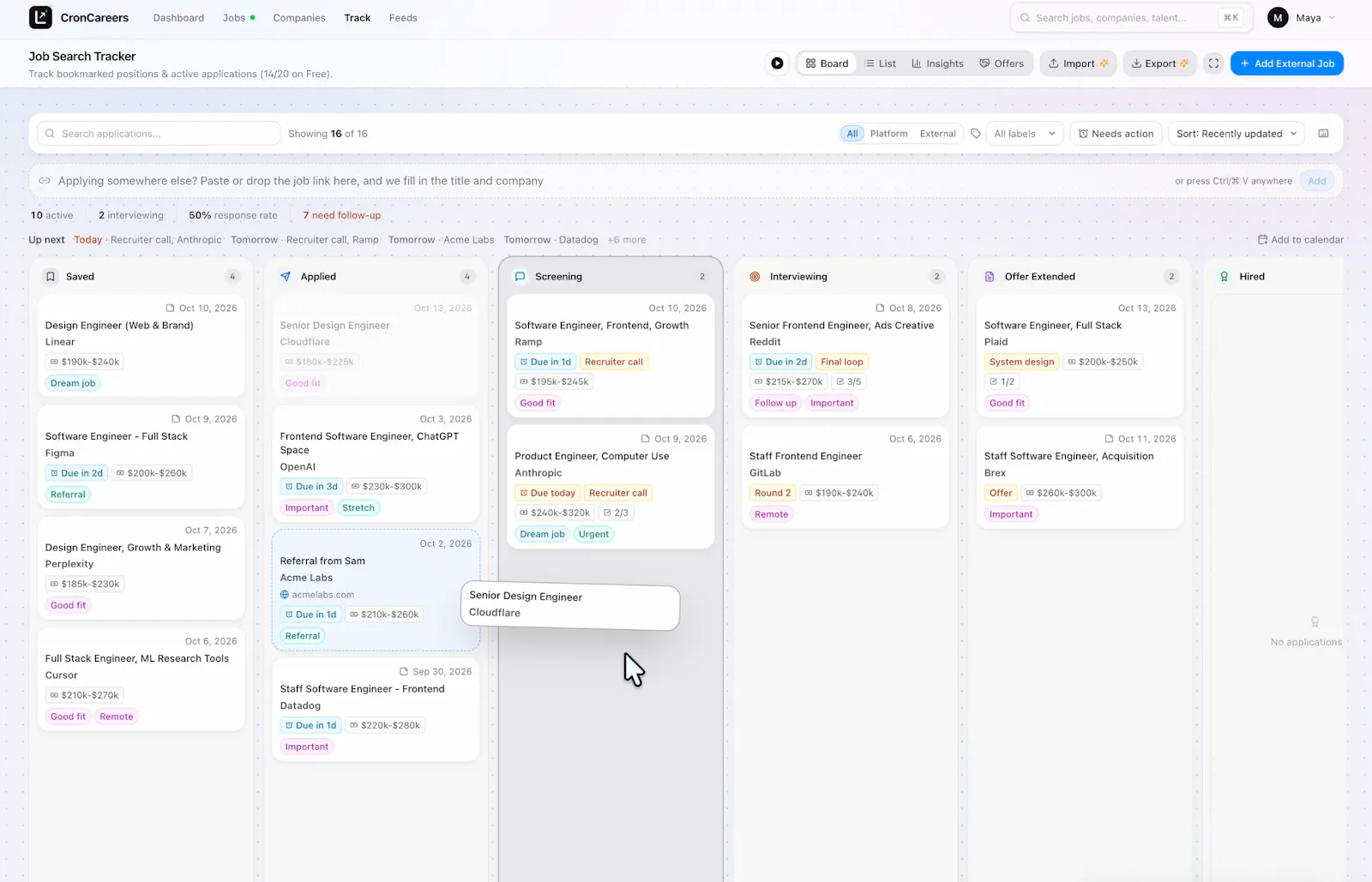 Cron Careers  screenshot 3
