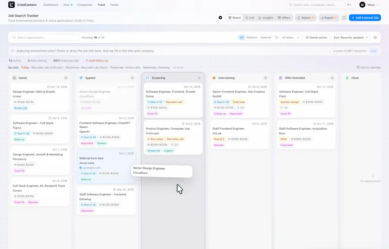 Cron Careers  screenshot 3