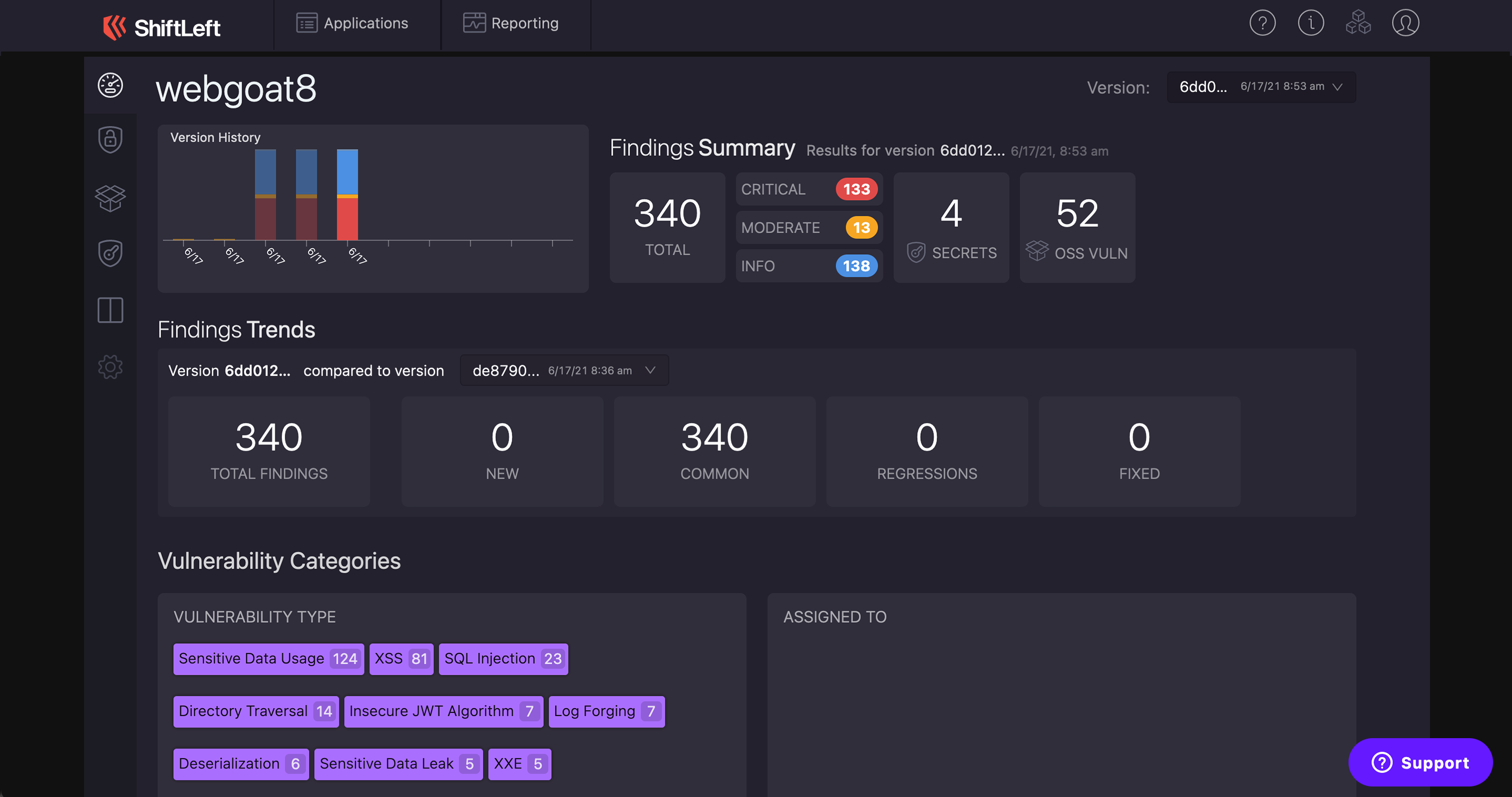 ShiftLeft CORE: SAST + SCA + Education gallery image