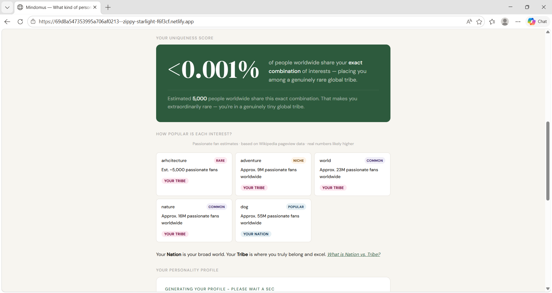 Mindomus — What kind of person are you? gallery image
