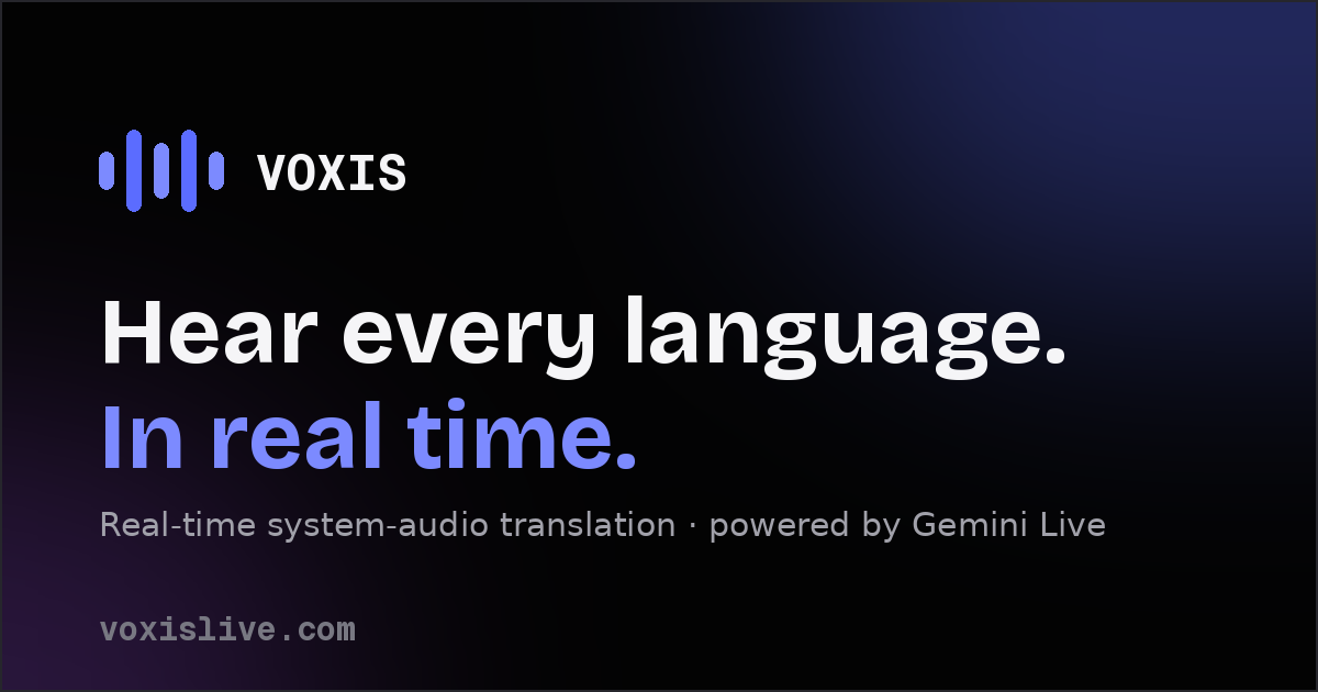 VoxisLive gallery image