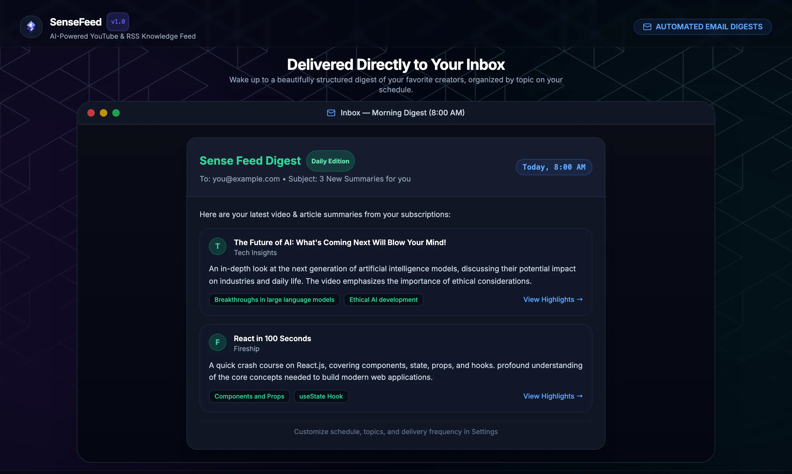 SenseFeed gallery image