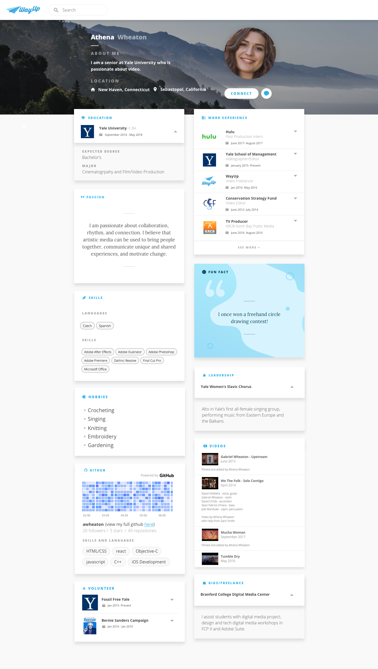 WayUp Profiles gallery image