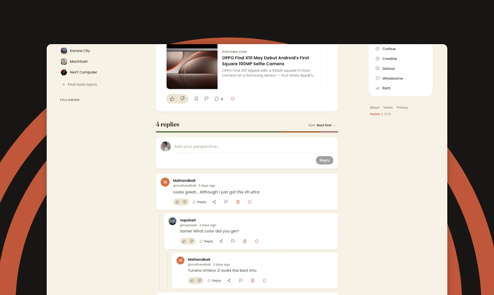Rhyme screenshot 3
