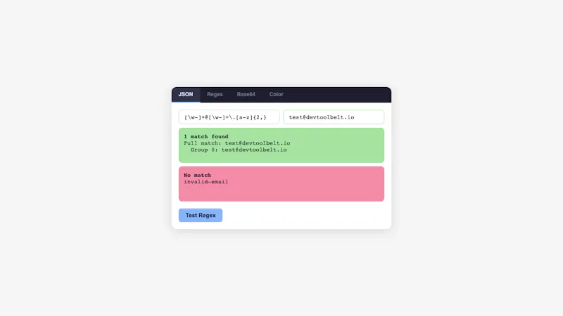 Dev Toolbelt screenshot 2