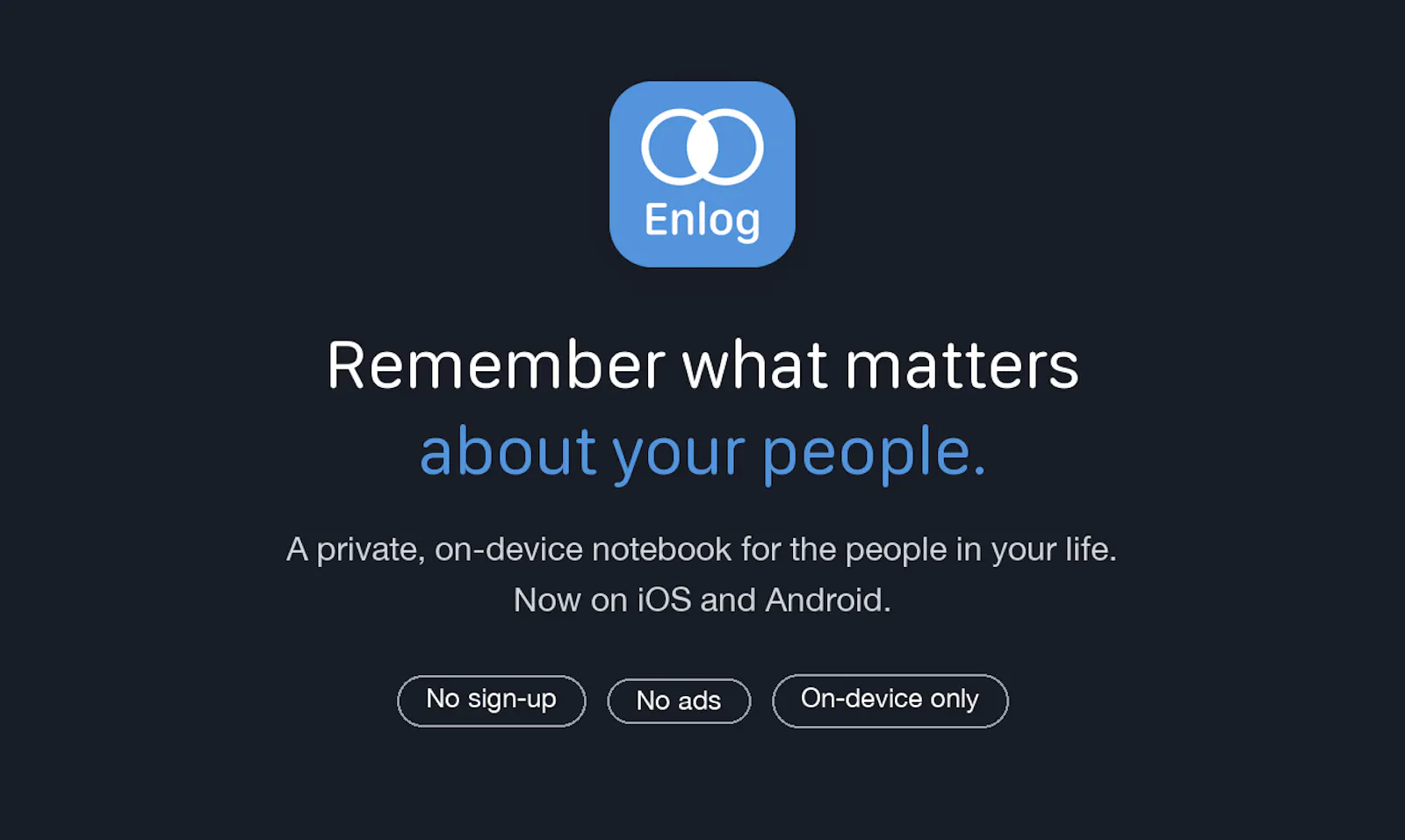 Enlog screenshot 2