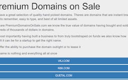 Premium Domains on Sale media 1