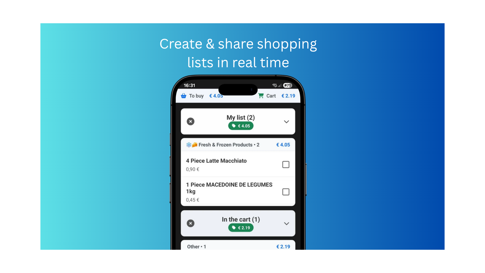 Save Pantry - Main product screenshot demonstrating key features and user interface