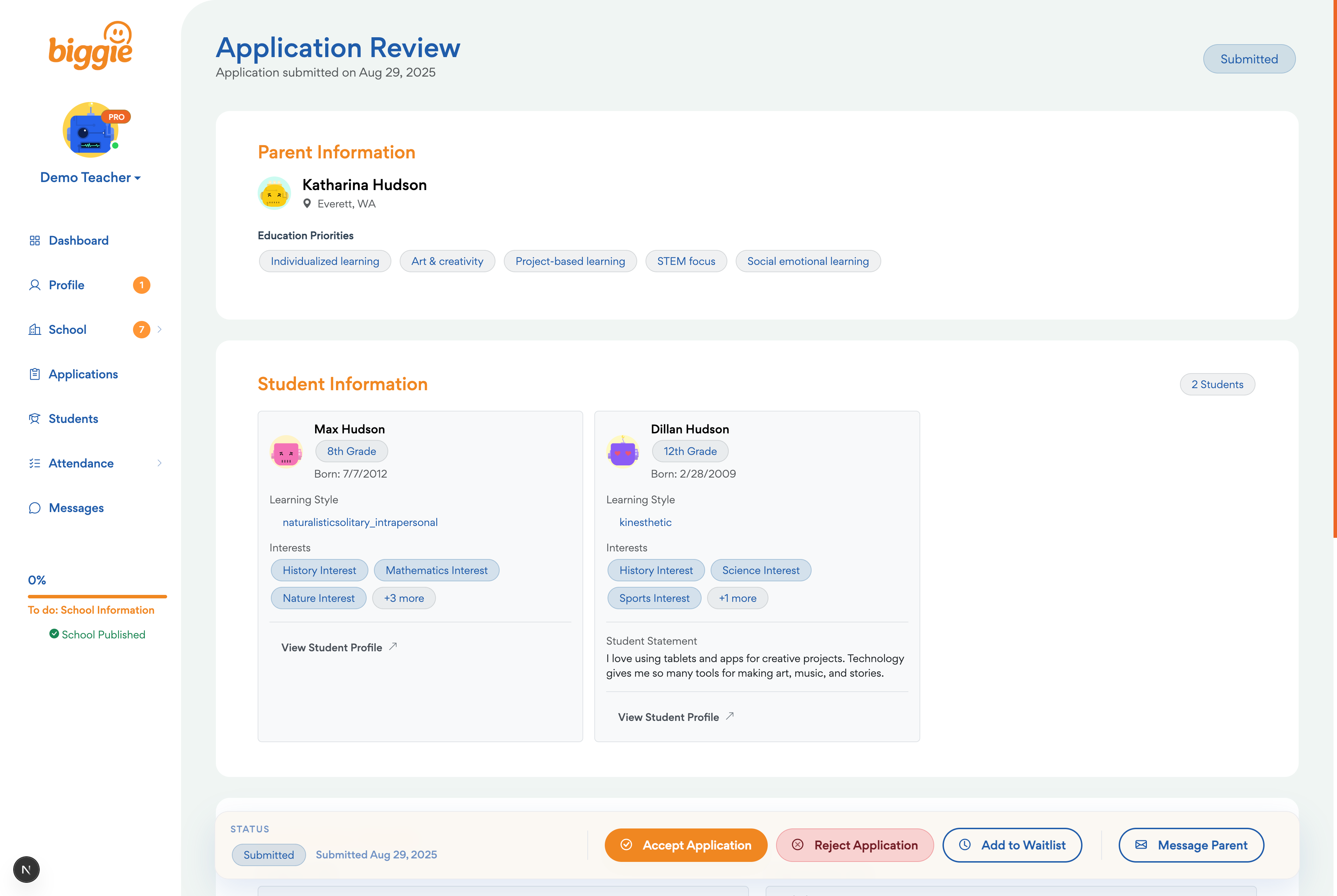 Biggie Schools gallery image