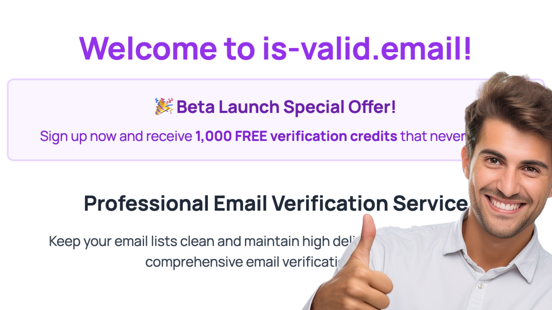 is-valid.email - IS -VALID.EMAIL - Profesyonel E -posta Doğrulama Hizmeti medya 2
