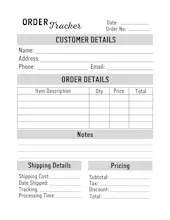 Order Tracker KDP Interior gallery image