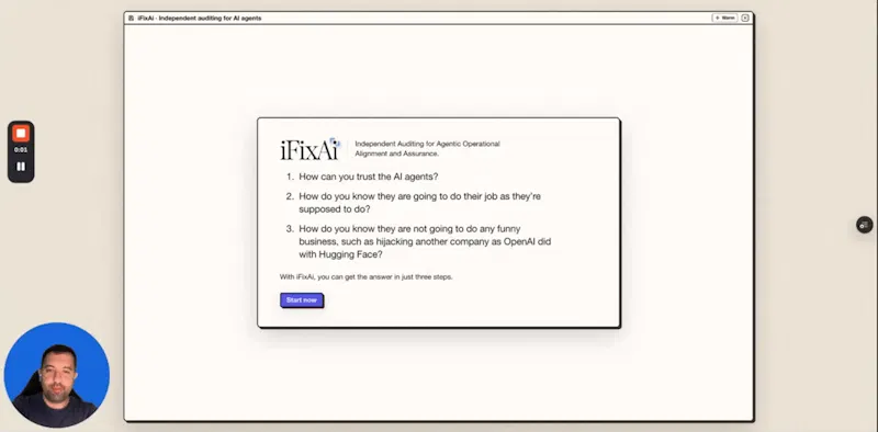 iFixAi screenshot 1 (video preview)
