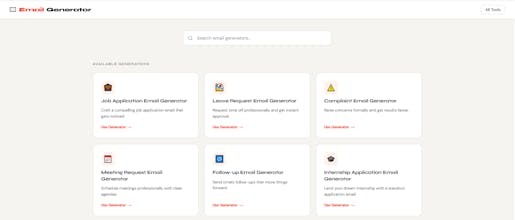 Email Generator ā Write Emails easily gallery image