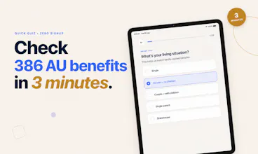 Benefit Check — Australia gallery image