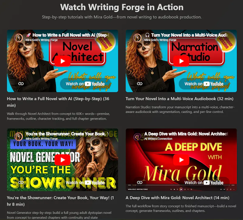 Mira Gold's Writing Forge™ screenshot 7