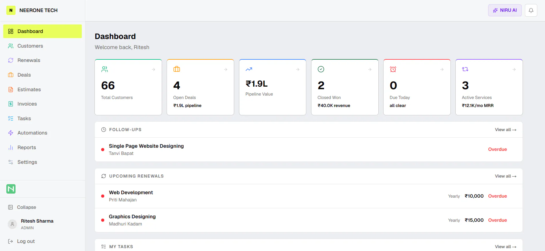 NeerSoft CRM gallery image
