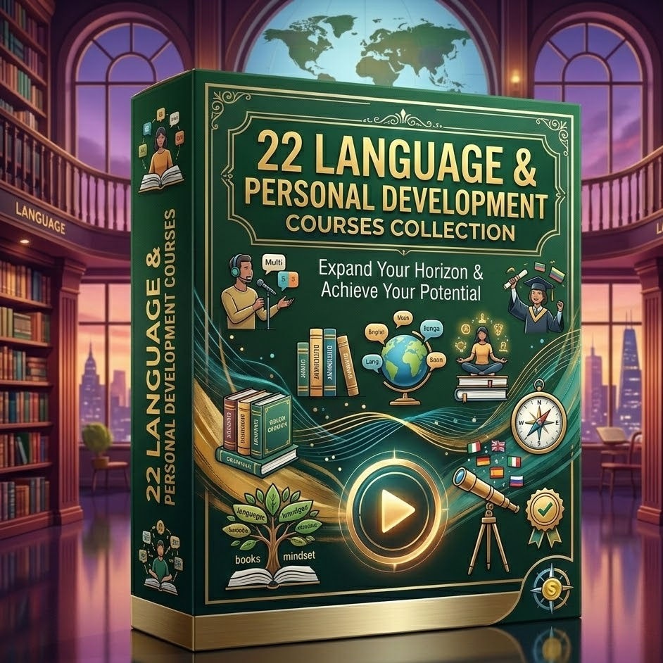 11 Language,Personal Development Courses - Product Hunt launch logo and brand identity