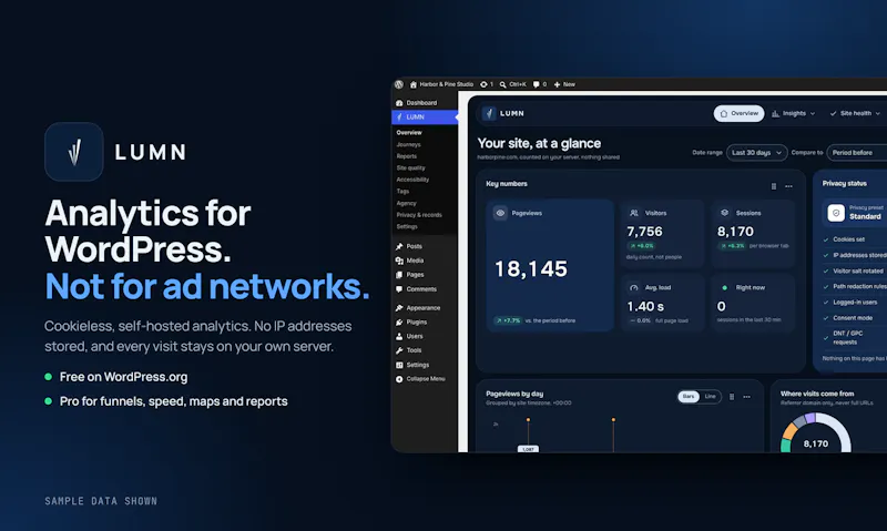 LUMN Analytics screenshot 2