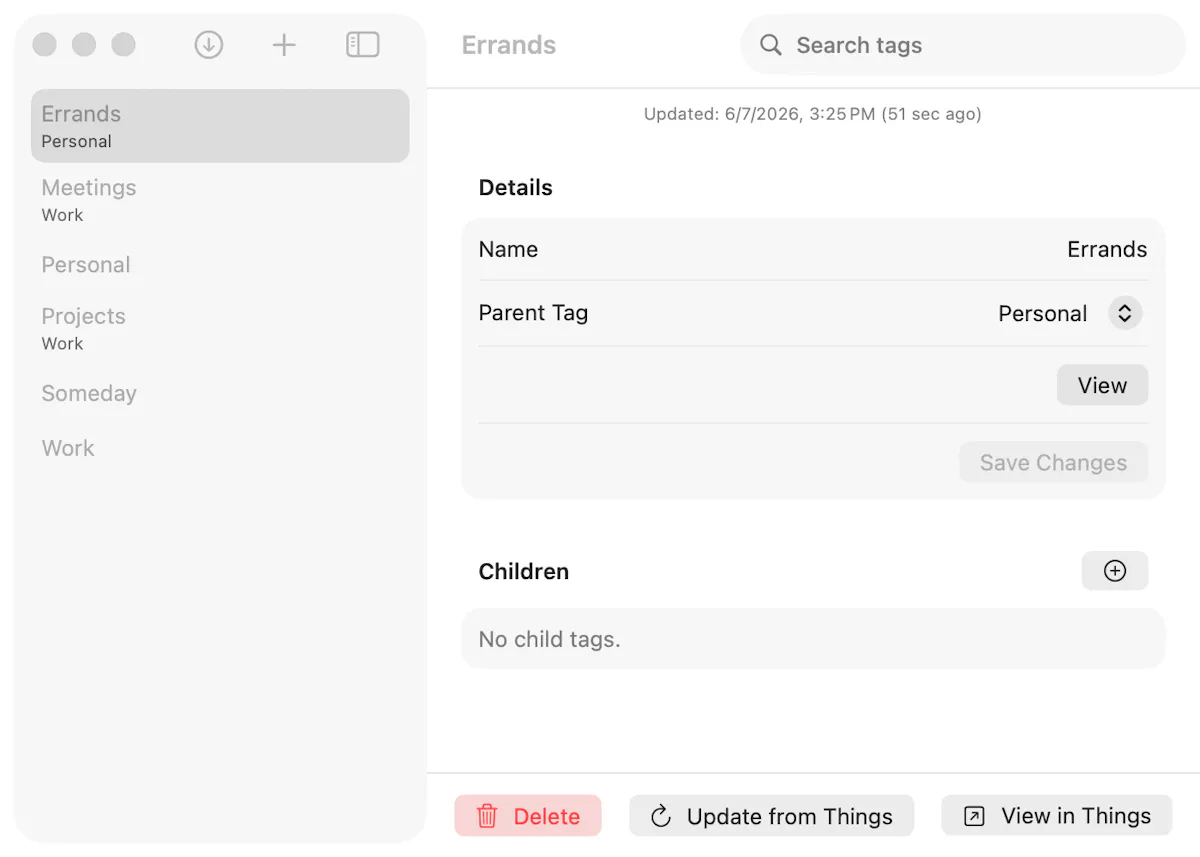 Things Tag Manager