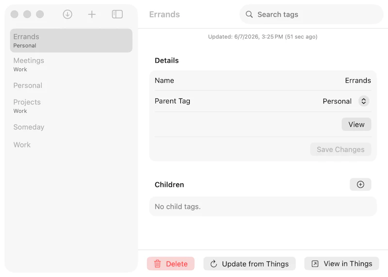 Things Tag Manager screenshot 1