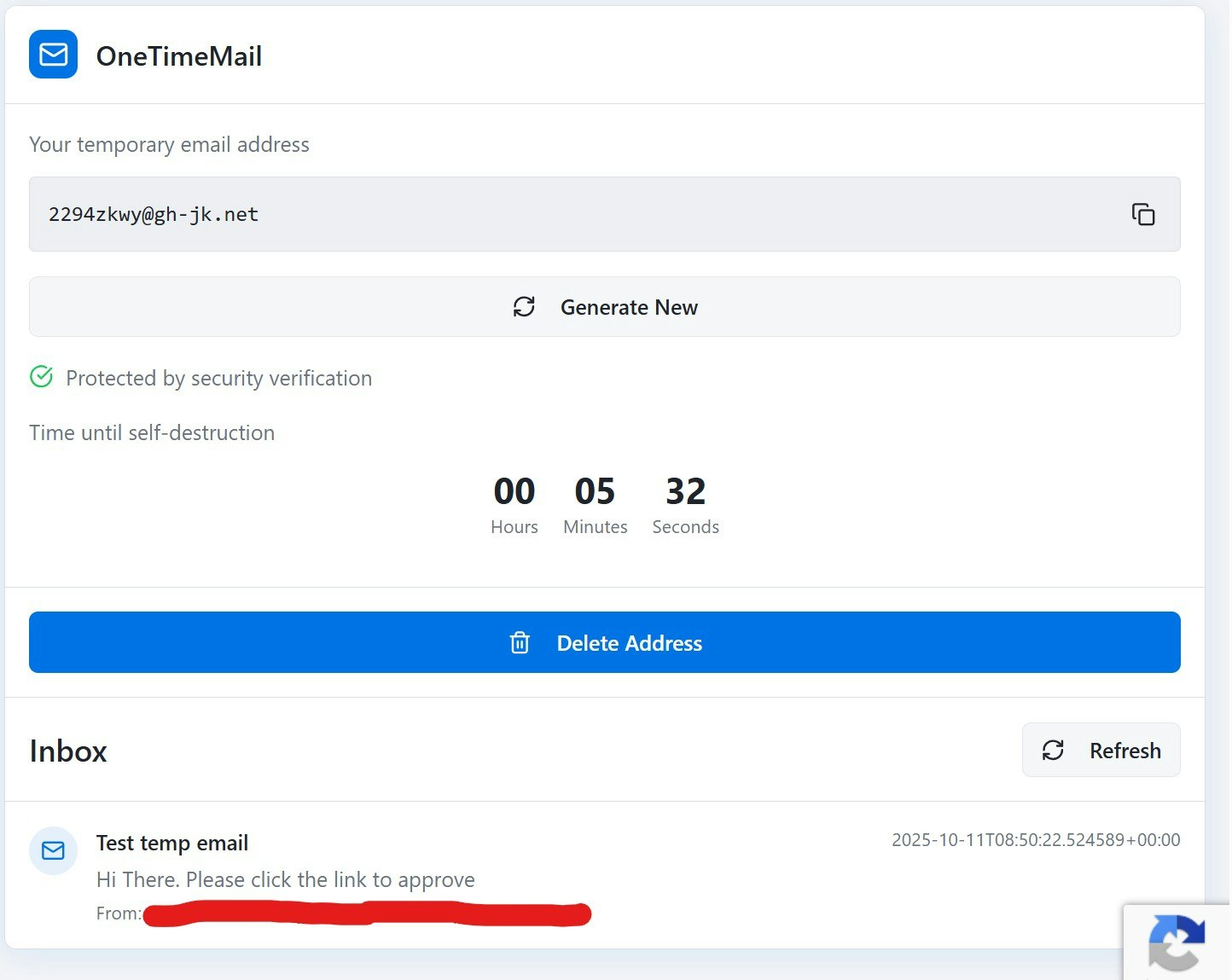 Free Temporary Email Generator - no ads gallery image