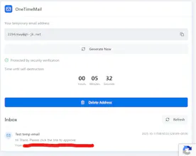 Free Temporary Email Generator - no ads gallery image