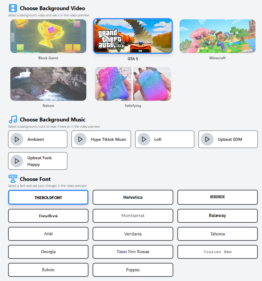 Shorts Generator gallery image