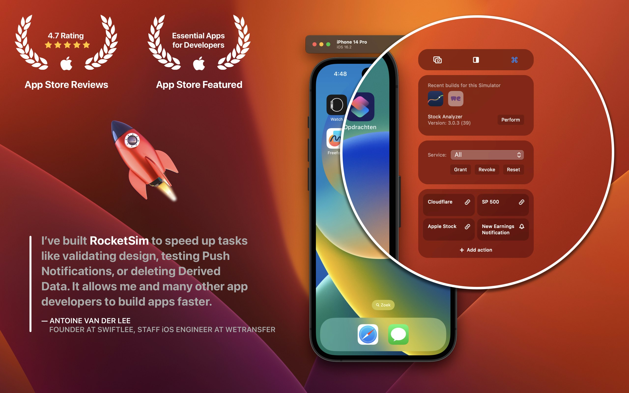 Xcode Simulator için Rocketsim - Uygulamalar daha hızlı oluşturun medya 1
