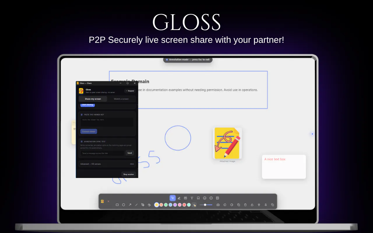 Gloss — Your web, annotated & shared. gallery image
