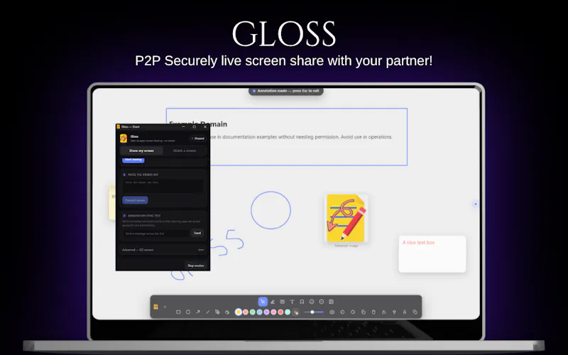 Gloss — Your web, annotated & shared. screenshot 3