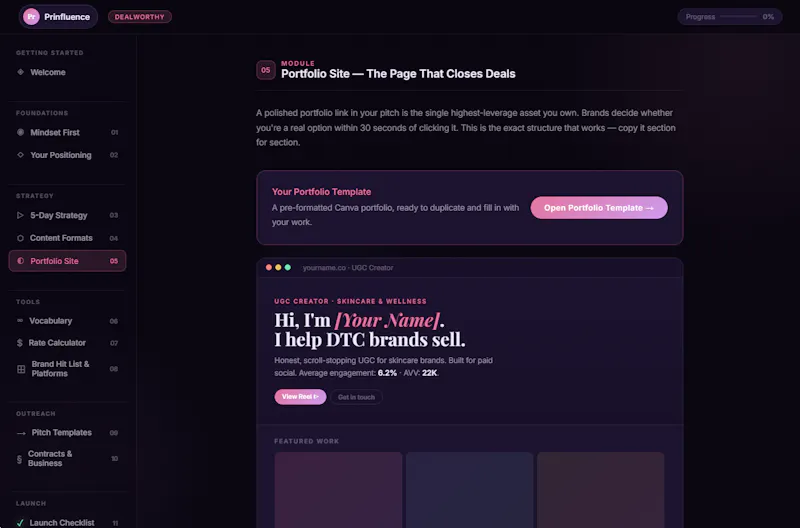 Deal Worthy — Prinfluence screenshot 5
