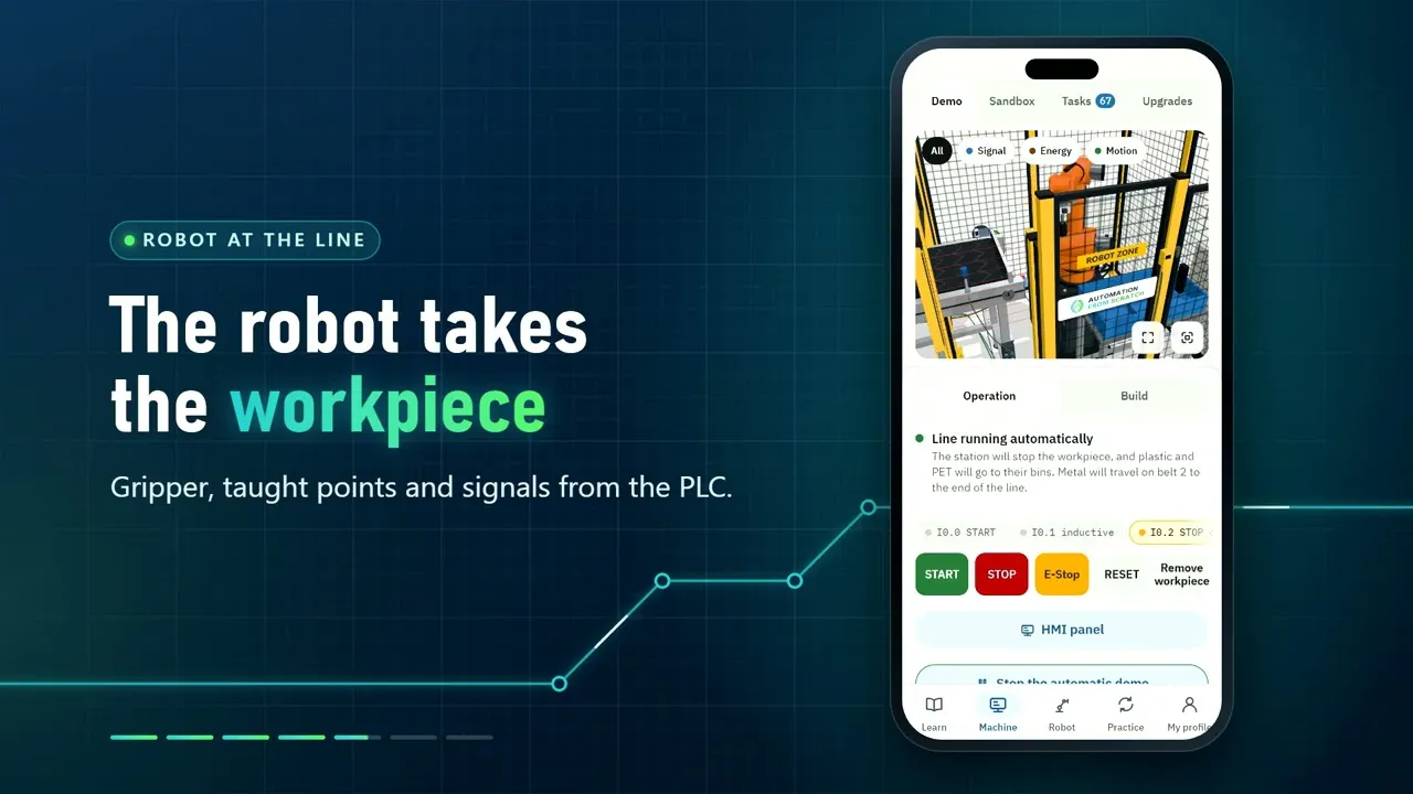 PLC & Automation: Robot Course gallery image