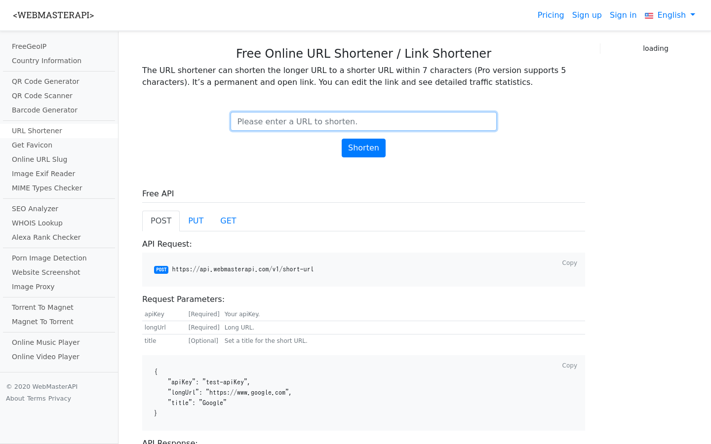 Webmaster API gallery image