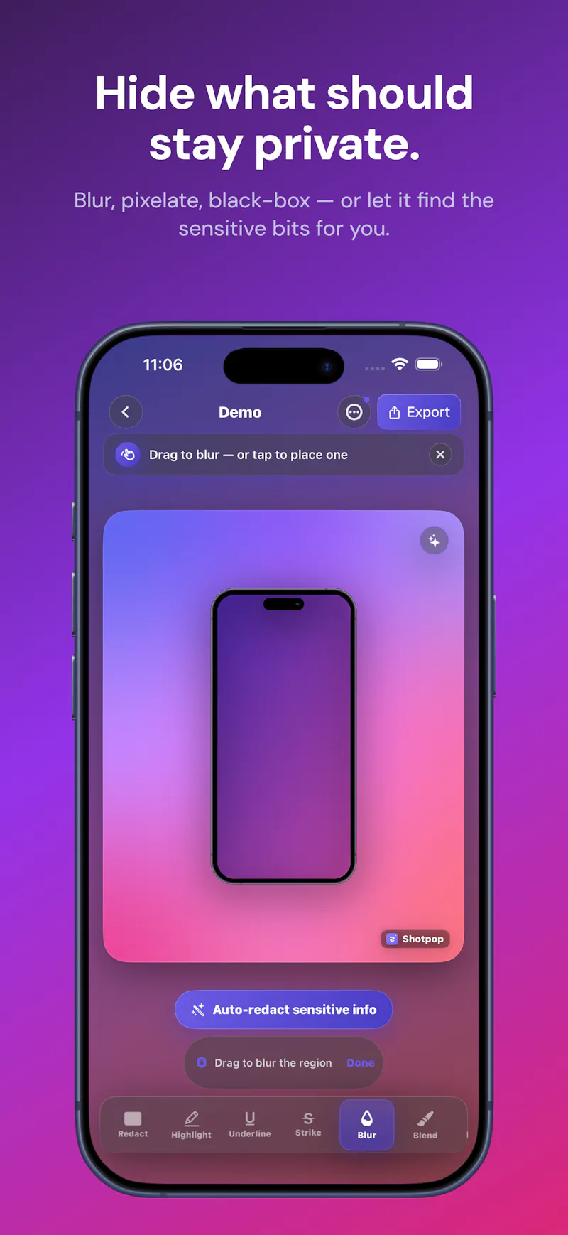 Shotpop - Screenshot Beauty screenshot 5