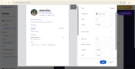 Free Resume Builder gallery image