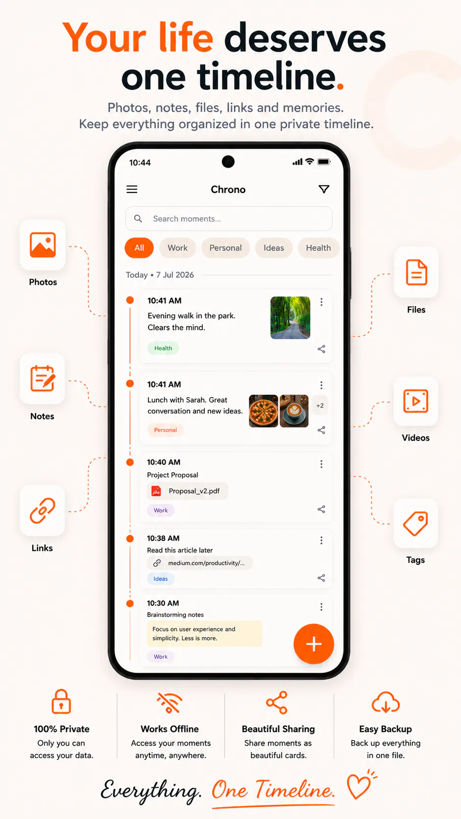 Chrono – Your Personal Life Timeline gallery image
