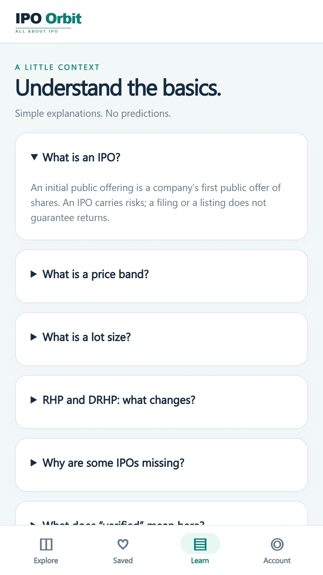 IPO Orbit gallery image