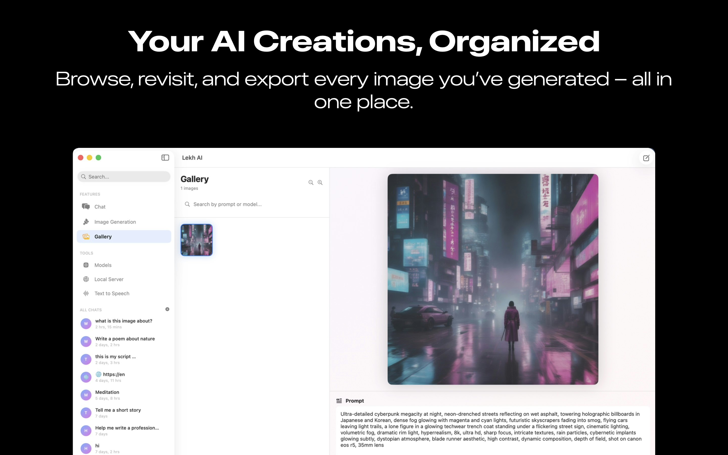 Lekh AI Pro – Local AI Studio gallery image
