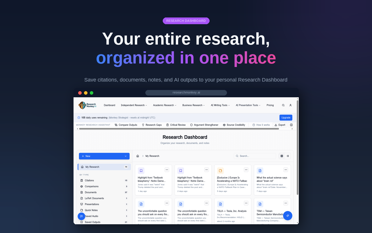ResearchMonkey AI gallery image
