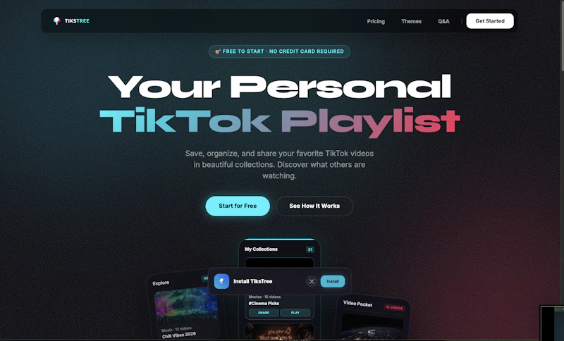 TikStree — Your Personal TikTok Playlist screenshot 4
