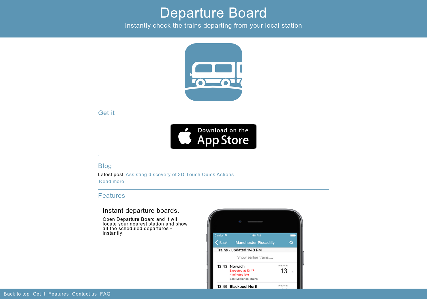 Departure Board