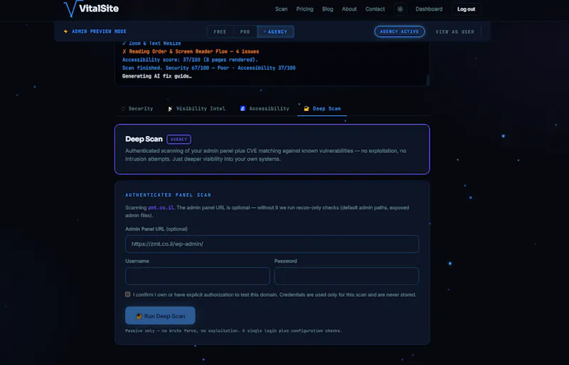 VitalSite screenshot 5