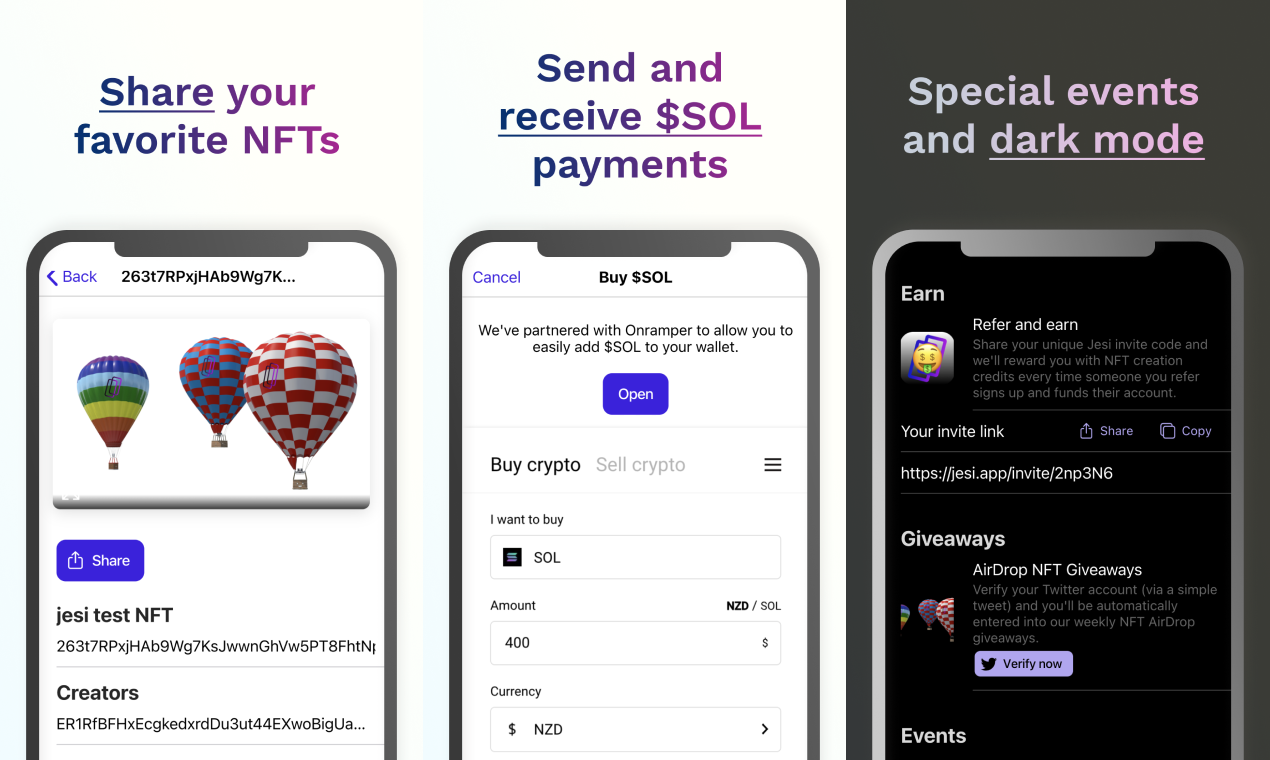 iOS NFT creator and explorer gallery image
