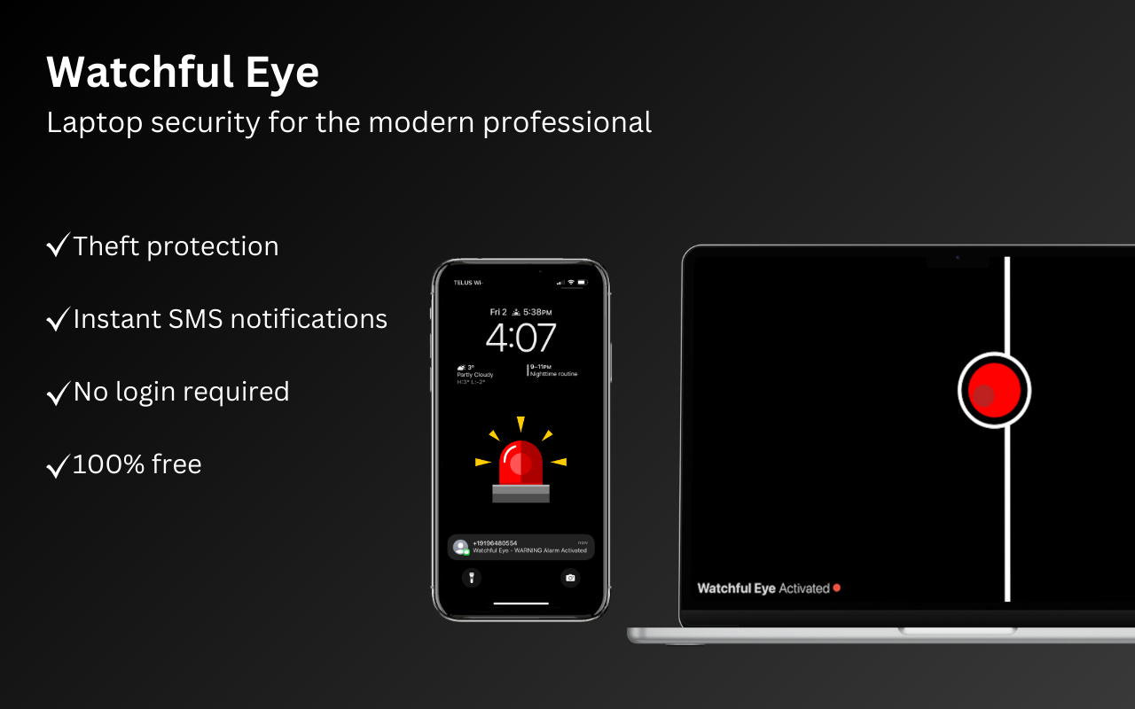 watchful-eye - Tesla Sentry mode for your laptop