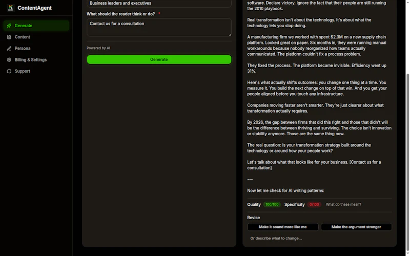 ContentAgent screenshot 5