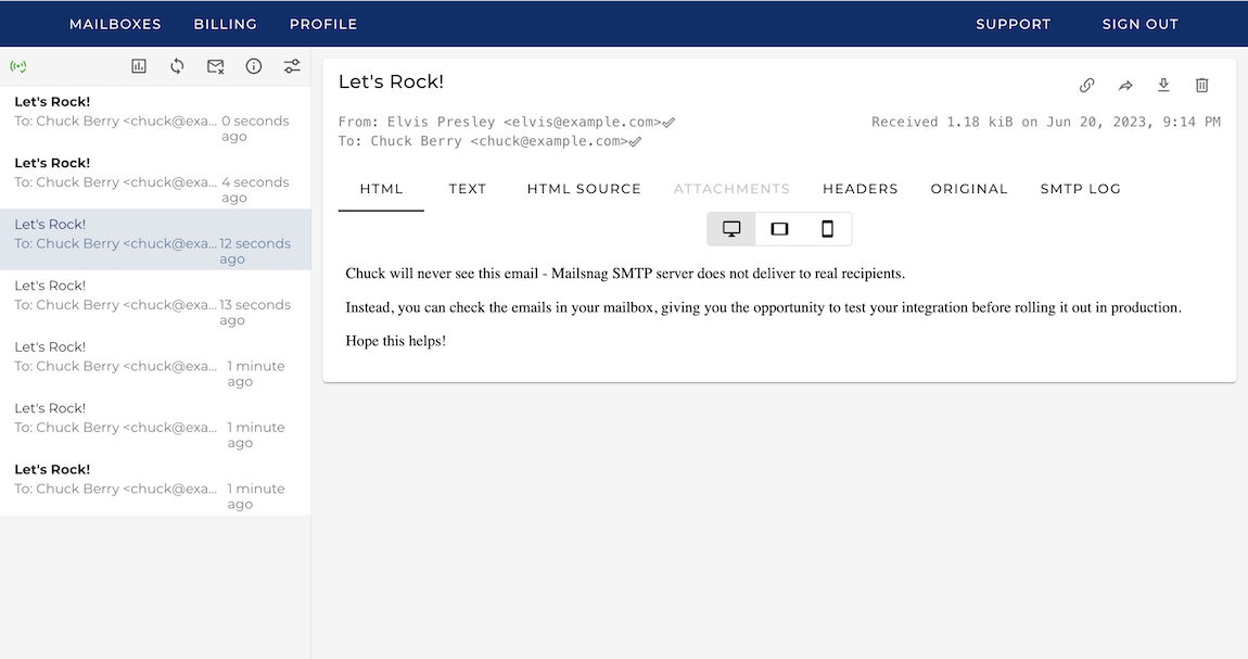 Mailsnag gallery image