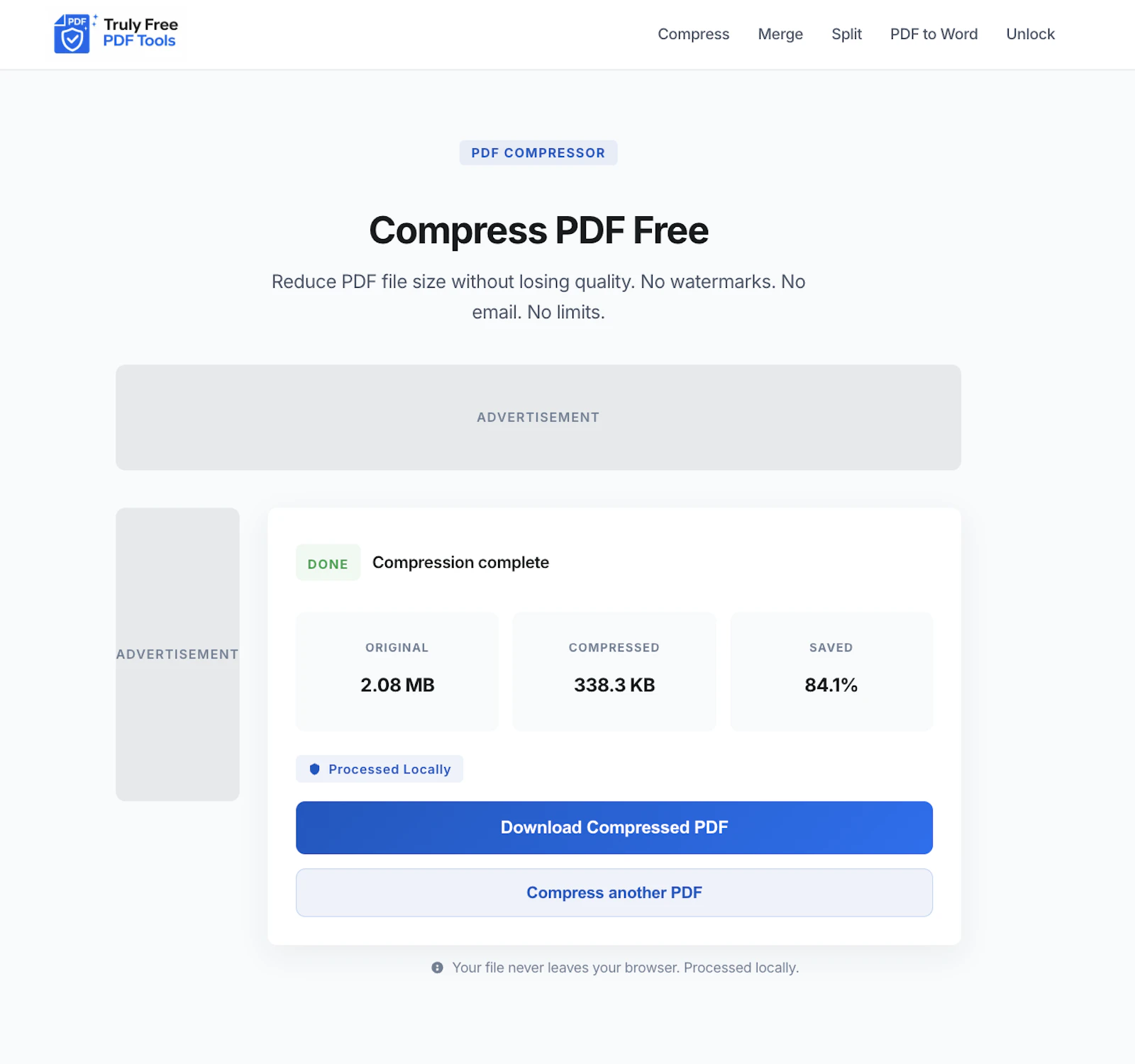 TrulyFree PDF Tools screenshot 2