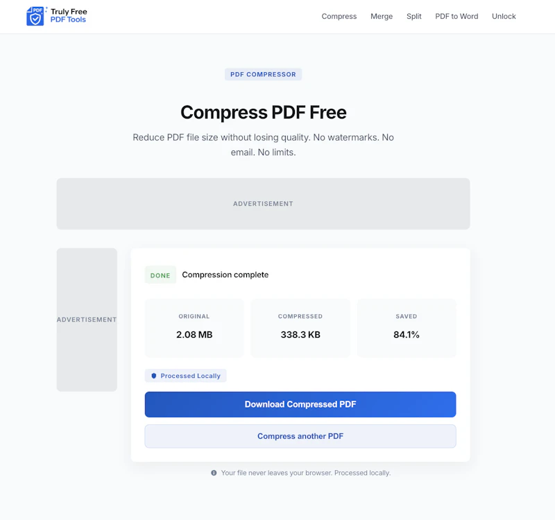 TrulyFree PDF Tools screenshot 2