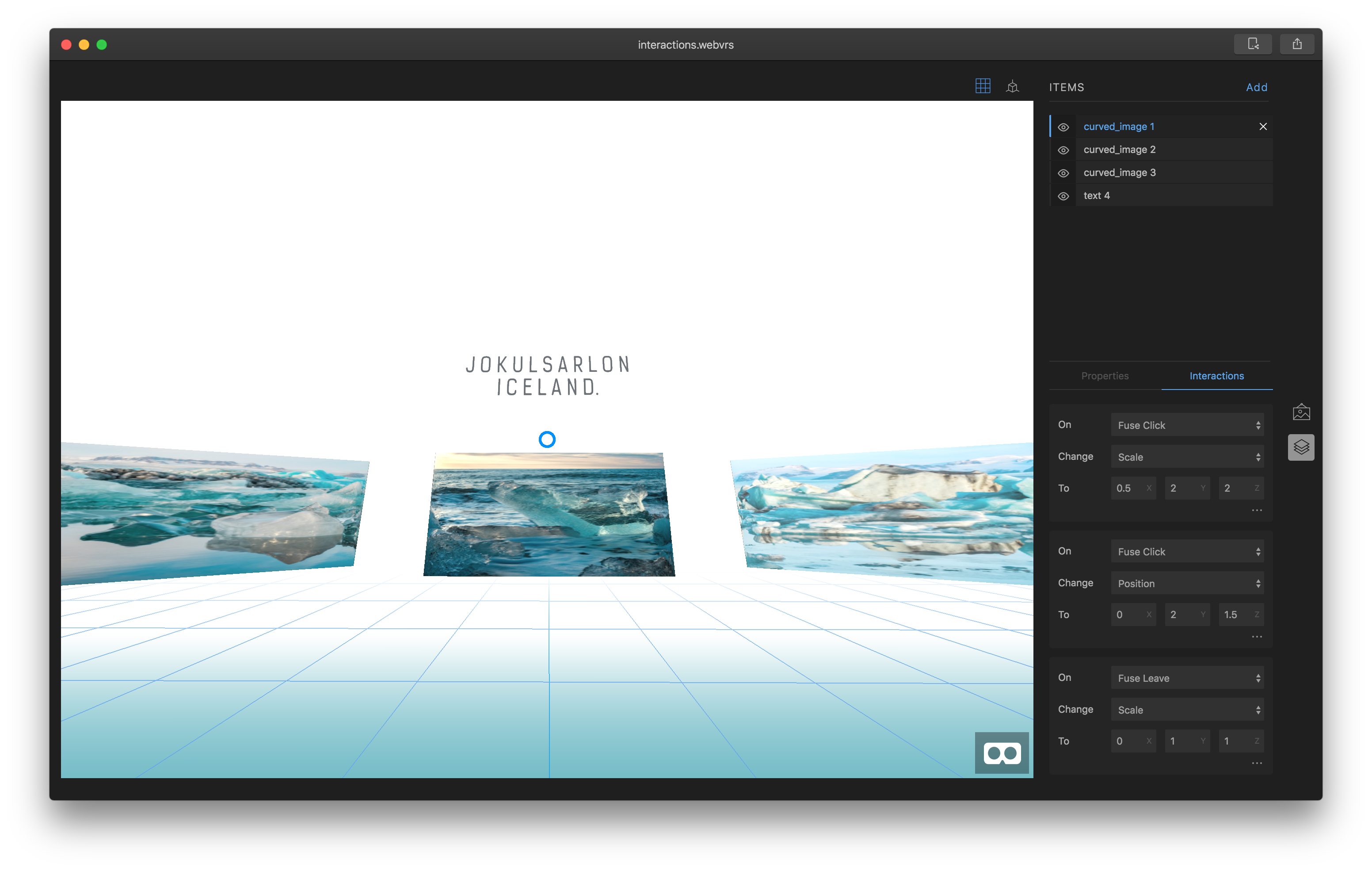 WebVR Studio gallery image