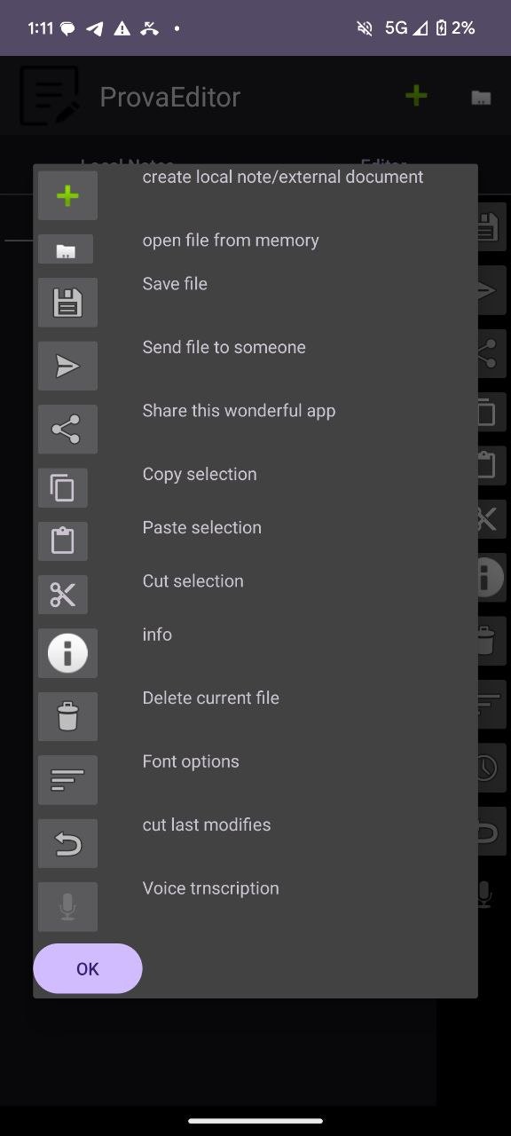 Provaeditor Mobile - Editore di testo di Provaeditor-Simple media 2